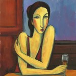 Guillermo Martí Ceballos – Mujer con copa de cava 2012