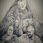 Orlando Flavio Cortés, ilustaración al sueño de Jorge Alemán.