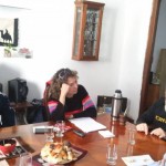 Sergio Maldonado y  Andrea Antico con el Anartista.