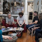 Daniel Santoro  y  Julián Fava con el Anartista. Fotografía: Diego Grispo.