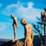 ‘El Mirador de la Memoria’, el monumento a las víctimas de la Guerra Civil en la cima dell valle del Jerte. Por el escultor Francisco Cedenilla.