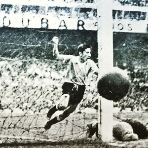 Alcides Ghiggia arranca el festejo