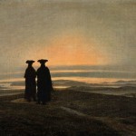 Paisaje nocturno con dos hombres, Caspar Friedrich