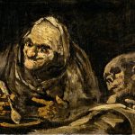 Dos viejos comiendo sopa -Francisco de Goya