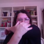 Cynthia García con El Anartista. Entrevista Virtual. Fotografía Ana Blayer.1