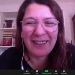 Cynthia García con El Anartista. Entrevista Virtual. Fotografía Ana Blayer.2