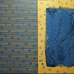 ´Razón y pasión´, díptico de la serie Huellas, medios mixtos, 2017 Juan Suárez Blanco