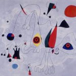 Mujer y pájaros al amanecer – Joan Miró