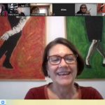 Sandra Russo con El Anartista, entrevista virtual. Fotografía, Ana Blayer.