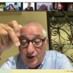 Adrián Paenza con El Anartista. Entrevista virtual. Fotografía, Ana Blayer. 4