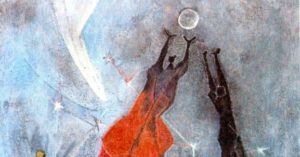 Mujer alcanzado la luna, Rufino Tamayo